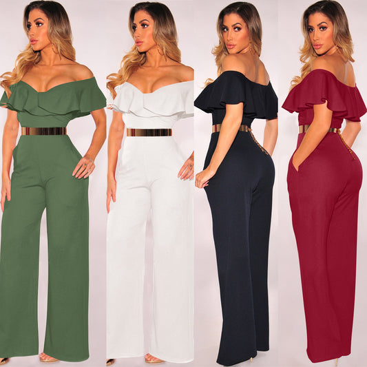 Women's New Standard Code Sexy Falbala Jumpsuits - Pretty Girl Stuff