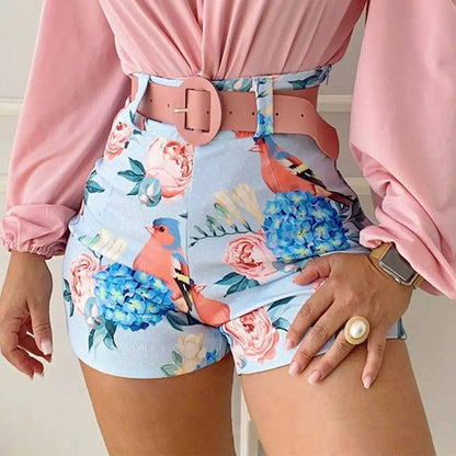 Women's Fashion Print Casual Belt Set - Pretty Girl Stuff