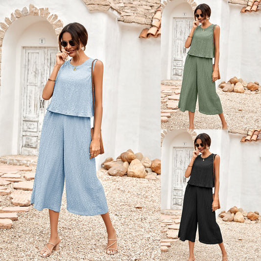 Women's Loose Sleeveless Women's Jumpsuit - Pretty Girl Stuff